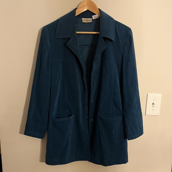 Coldwater Creek Jackets & Blazers - Coldwater Creek Blue Jacket, Sz 10